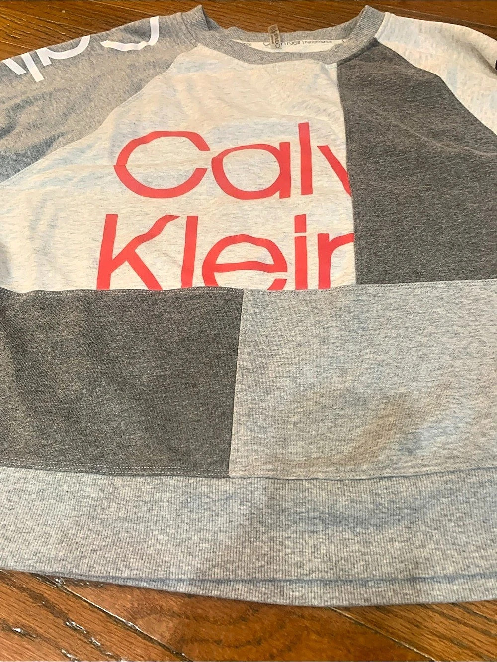 Calvin Klein Color Block Sweatshirt Size Medium